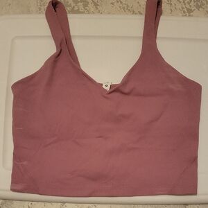 Lululemon Women's Align Sports Bra Mauve SIZE 12 NO PADS